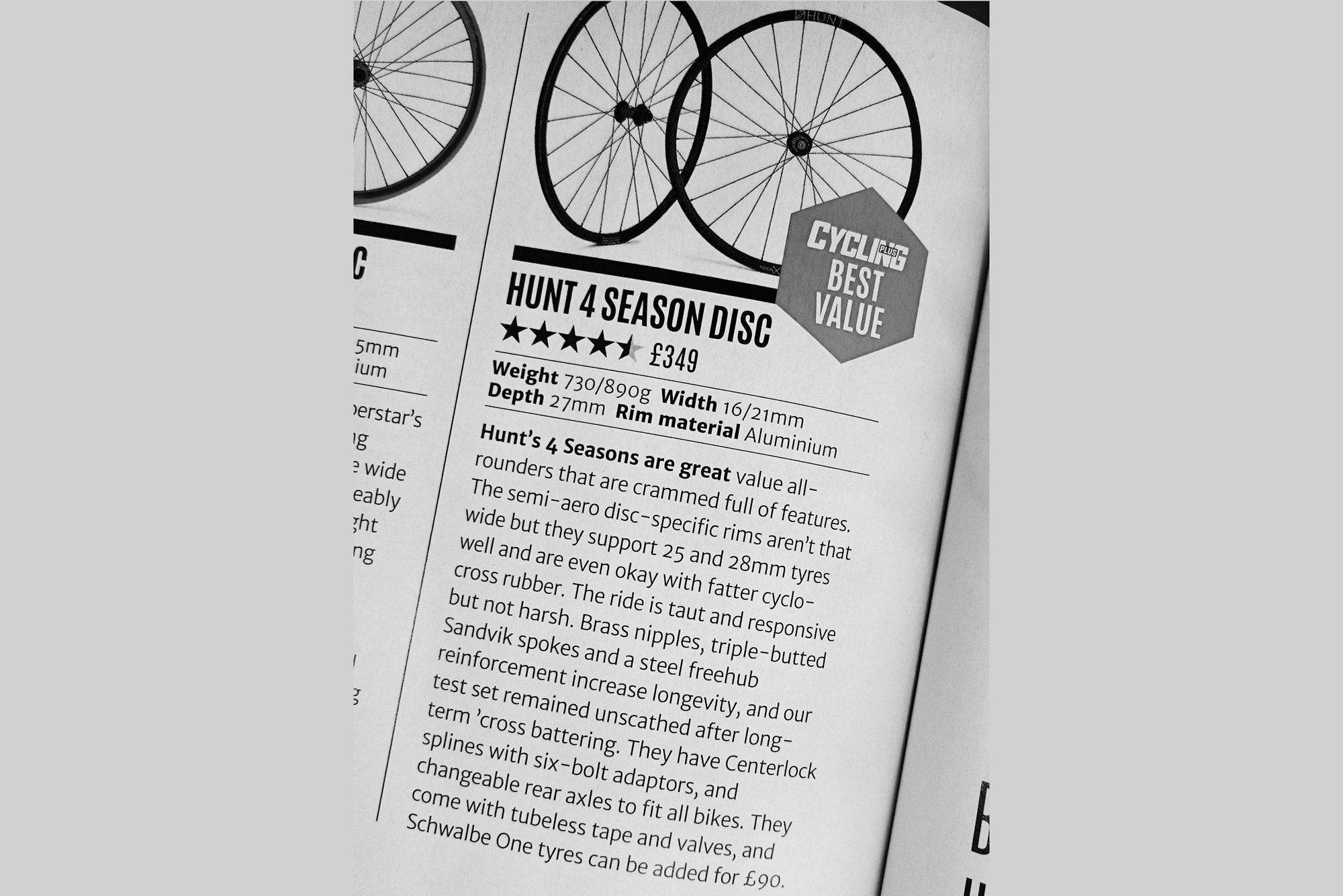 <h1>Cycling Plus Mason x Hunt 4Season Disc 4.5/5 Star Review</h1>