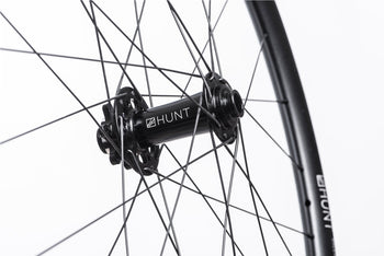 <h1>Front Hub</h1><i>We have gone all out on the front hub and beefed it up over our XCWide and TrailWide wheelsets. Featuring an oversized shell to accommodate larger and extremely durable bearings and 7075-T6 series alloy axles to increase stiffness. These hubs have been selected based on their ability to perform on the most aggressive trails.</i>