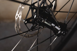 <h1>Adaptability</h1><i>Our wheels are seriously future-proof. We can adapt your wheels to any current axle standard, you just need to let us know what you require by filling in the simple form on the confirmation page after checkout. Please note these wheels will not work with the older 15mm front road TA standard.. As Shimano hydraulic brakes are appearing on many new bikes, we wanted riders to have the option so we went even more adaptable with centre-lock hubs and 6 bolt adaptors included.</i>