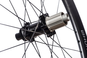 <h1>Freehub Body</h1><i>Featuring 3 multi-point pawls with 3 teeth each and a 48t ratchet ring. The result an impressively low 7.5 deg engagement angle. Durability is a theme for Hunt as time and money you spend fixing is time and money you cannot spend riding or upgrading your bikes. As a result all our freehub bodies have Steel Spline Insert re-enforcements to provide excellent durability against cassette sprocket damage often seen on standard alloy freehub bodies.</i>