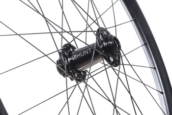 <h1>Front Hub</h1><i>We have gone all out on the front hub and beefed it up over our XC Wide and Trail Wide wheelsets. Featuring an oversized shell to accommodate larger and extremely durable bearings and 7075-T6 series alloy axles to increase stiffness. These hubs have been selected based on their ability to perform on the most aggressive trails.</i>