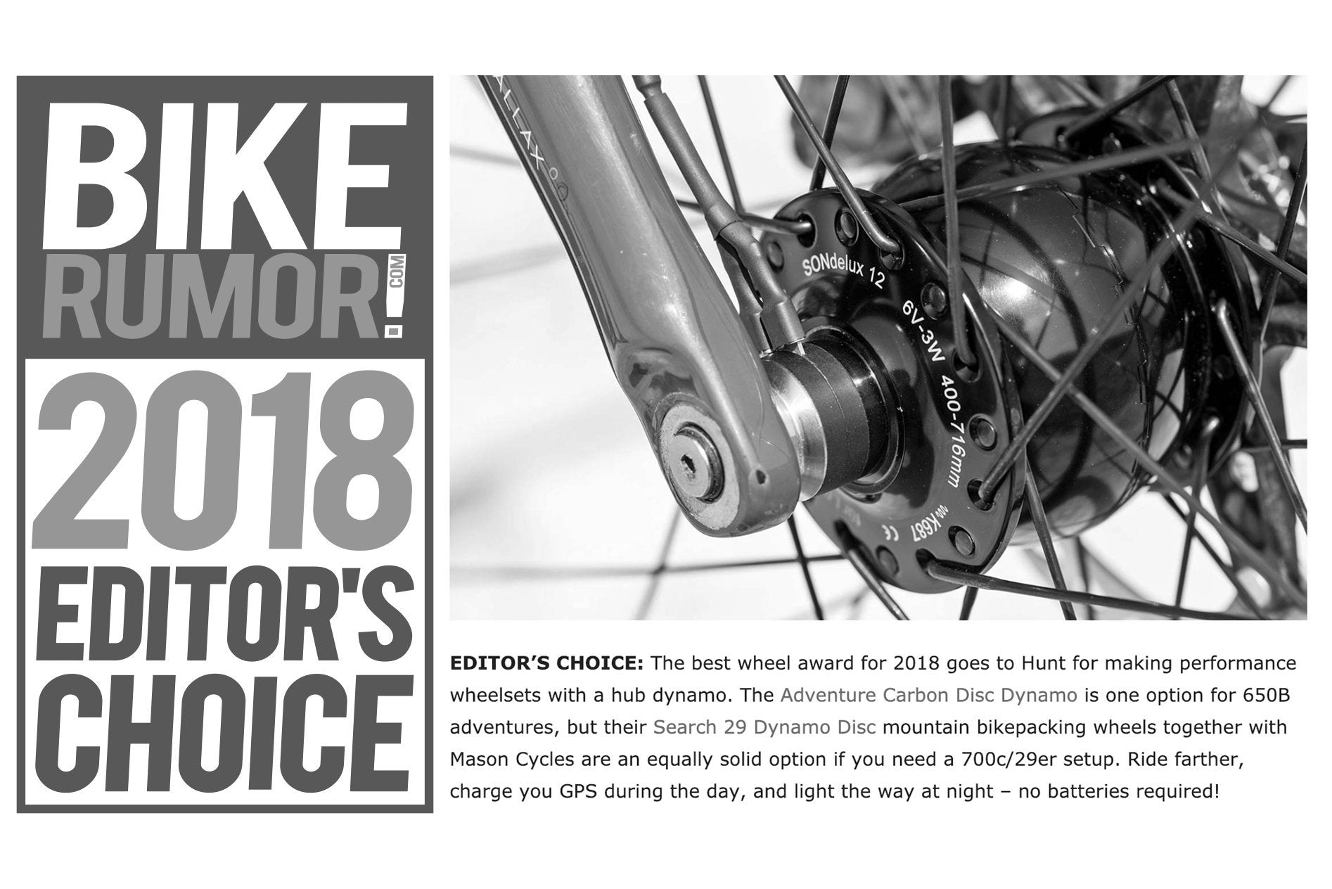 <h1>Bikerumor Editor's Choice Award 2018</h1>