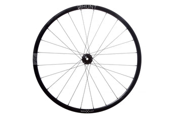 <h1>Rims</h1><i>HFR+ strong and lightweight 6061-T6 heat-treated rim, featuring an asymmetric shape, inverted from front to rear to provide balanced higher spoke tensions meaning your spokes stay tight for the long term. The rim profile is disc specific which allows higher-strength to weight as no reinforcement is required for a braking surface. The extra wide rim at 24mm (19mm internal) which creates a great tire profile with wider 25-50mm tires, giving excellent grip and lower rolling resistance.</i>