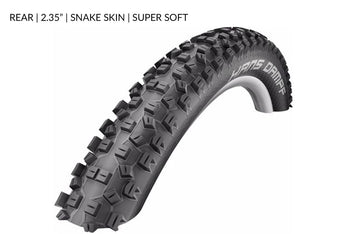 Schwalbe Magic Mary 2.35" Snake Skin Soft Front / Schwalbe Hans Dampf 2.35" Snake Skin Soft Rear Tubeless Tire Combo